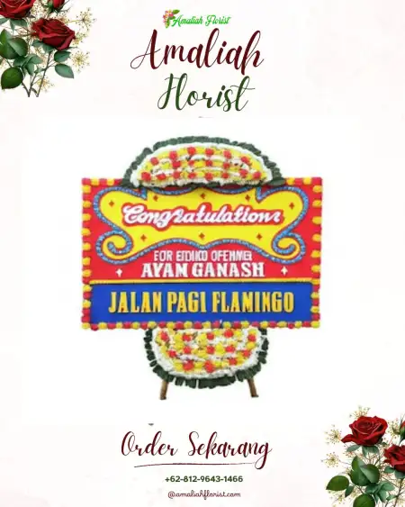 Sewa Papan Bunga Semondo